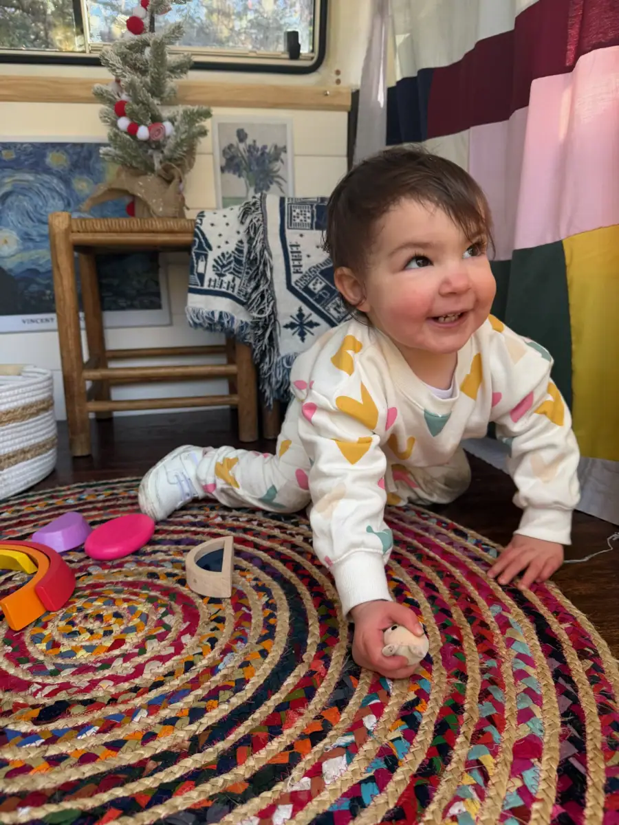 A young child at our seasonal party